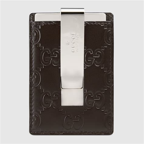 gucci sterling silver money clip|gucci signature money clip wallet.